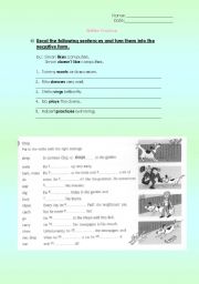 English worksheet: Simple Present