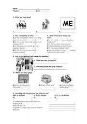 English worksheet: General Review