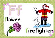 ALPHABET FLASH CARDS ****** F -J ****** 2/5