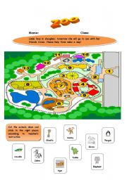 English Worksheet: zoo