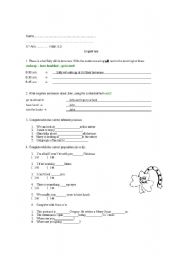 English worksheet: future with will