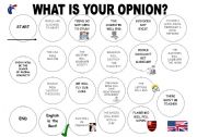 English Worksheet: What is your opinon?