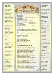 English Worksheet: Grammarville 6 - Adjectives & Adverbs