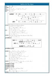 English Worksheet: Baby girl, Aqua