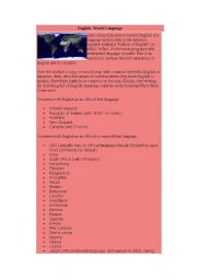 English Worksheet: English Countris