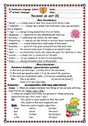 revision sheets on unit 6macmillan 3