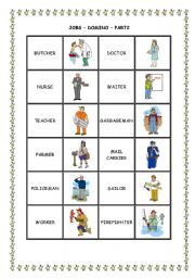 English Worksheet: JOBS