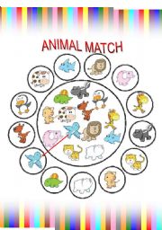 Animal match fun