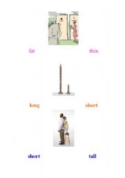English Worksheet: Opposites 