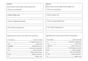 English worksheet: Present Continuous