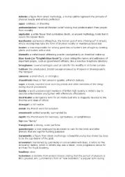 English Worksheet: dorian grey vocaulary and worksheet
