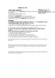 English Worksheet: handle-phrasal verbs
