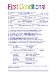 English Worksheet: First Conditional