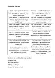 English Worksheet: Role-play miming