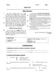 English Worksheet: test modals (reading + grammar)