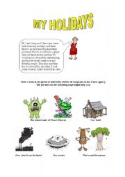 English Worksheet: Holidays on Planet Horror - Letter of Complaint - Useful Phrases on the second page