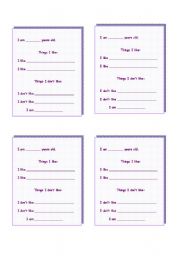 English Worksheet: Icebreaking activity