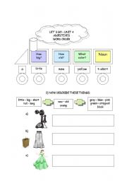 ORDER OF ADJECTIVES WITH ANSWER KEY