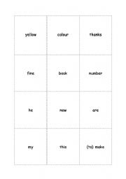 English worksheet: Game: English pronunciation