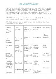 English Worksheet: Role Play The Mismatched Story