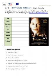 English Worksheet: Freedom writers - the film