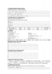 English worksheet: Grammar of all course 9 years old