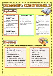 English Worksheet: Conditionals