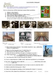 English Worksheet: ELLIS ISLAND webquest 