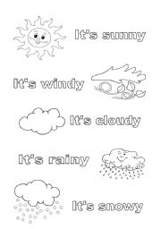 English Worksheet: Weather