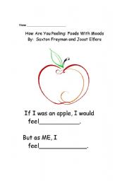 English Worksheet: How Are You Peeling?