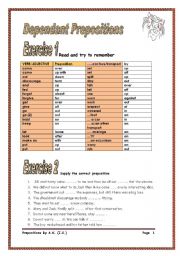 4 pages/4 exercises/113 sentences to practice Prepositions 