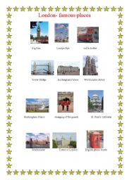 English worksheet: Londons pictures