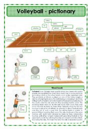 English Worksheet: Volleyball - pictionary