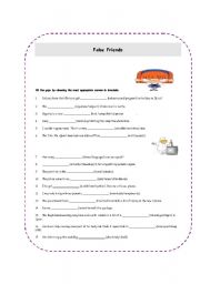 English Worksheet: FALSE FRIENDS