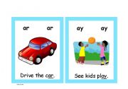 English worksheet: Picture Clues and Sounds Charts set 1