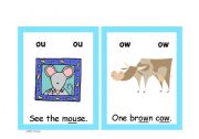 English worksheet: Picture Clues Sound Charts set 2