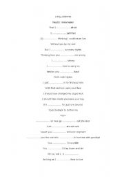 English worksheet: I will Survive - Gloria Gaylord 