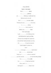 English Worksheet: I will Survive - Gloria Gaylord 