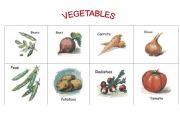 English worksheet: Vegetables