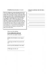 English worksheet: test part 2