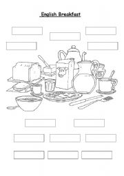 English Worksheet: breakfast