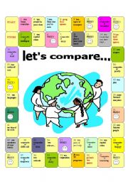 English Worksheet: LETS COMPARE......