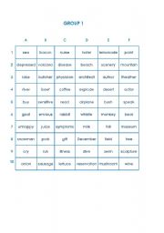 English Worksheet: Cross them out