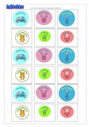 English Worksheet: Stickers