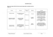 English Worksheet: My daily activities