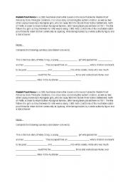 English worksheet: RABBIT PROOF FENCE