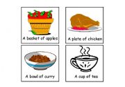 English Worksheet: food quantity