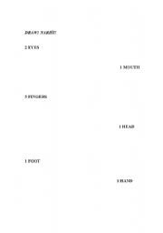 English Worksheet: BODY PARTS
