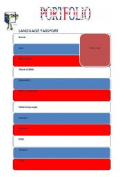 Portfolio language passport