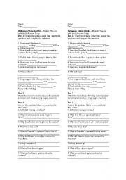 English Worksheet: Friends (The one with the Halloween Party)